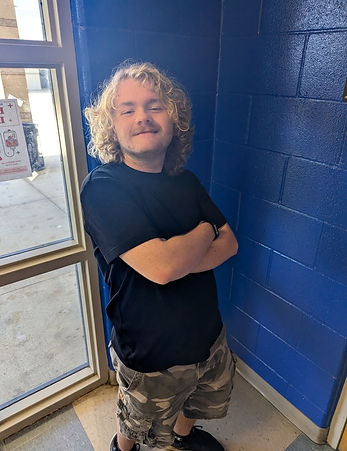 Student visiting a community program